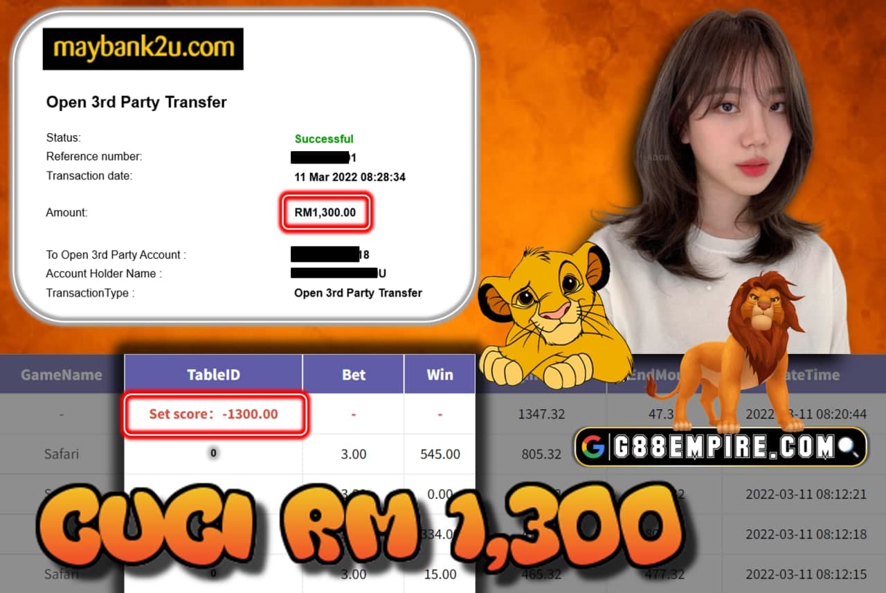 MEGA888 - SAFARI CUCI RM 1,300!!!