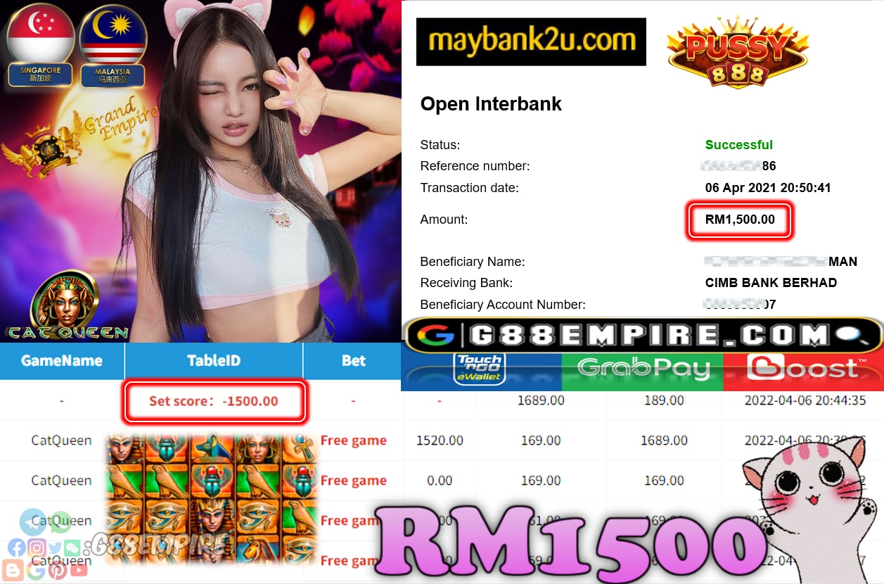 PUSSY88 - CATQUEEN CUCI RM1,500 !!!