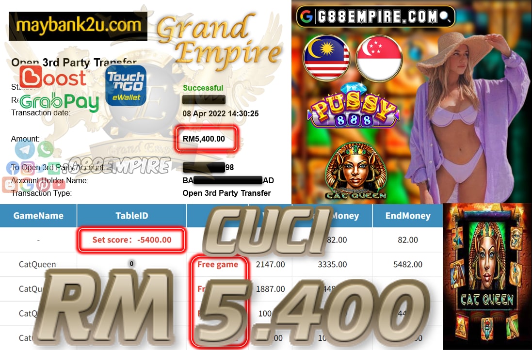 PUSSY888 - CATQUEEN - CUCI RM5.400 !!!!