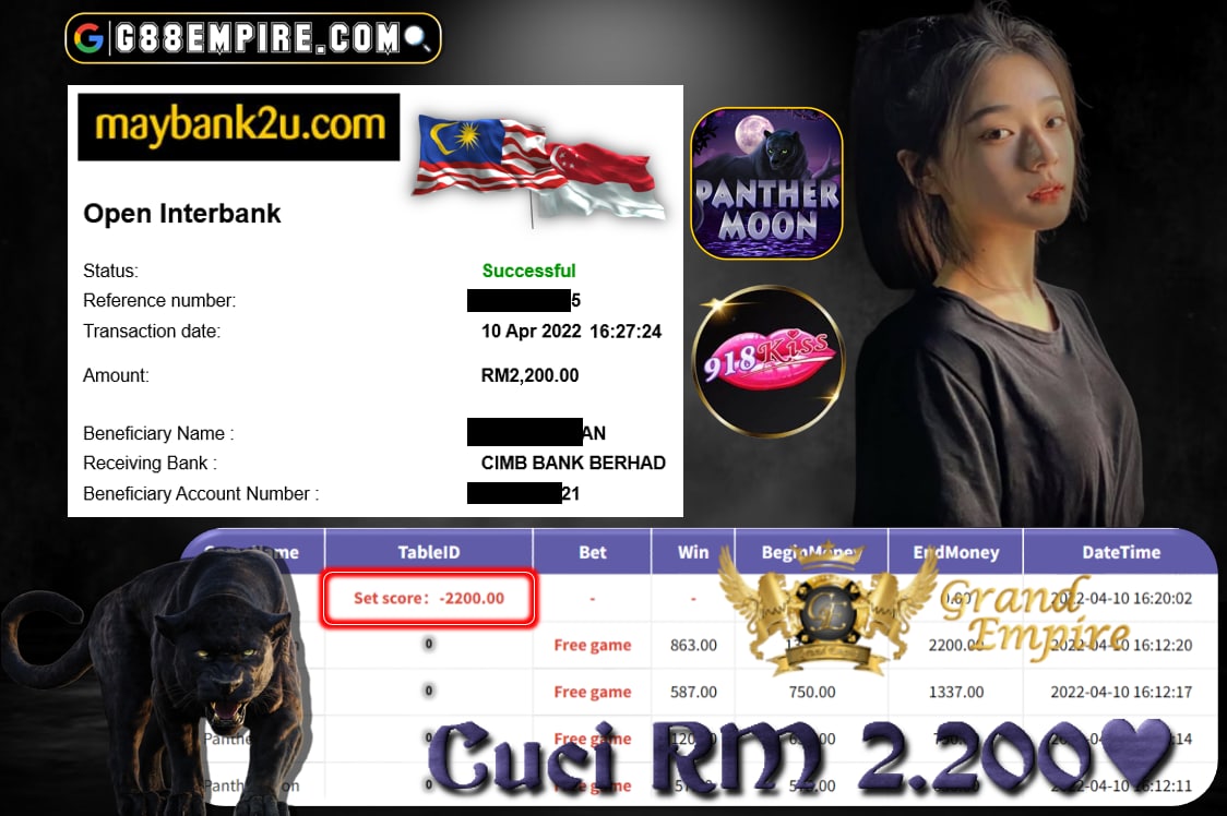PUSSY888 - PANTHERMOON CUCI RM2,200 !!!