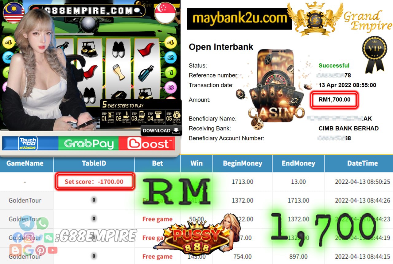 PUSSY888 - GOLDENTOUR - CUCI RM1.700 !!!!