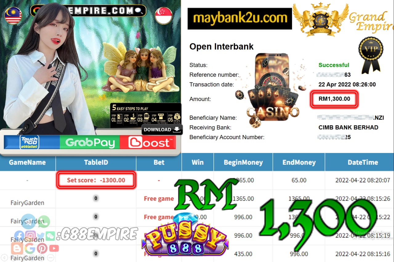 PUSSY888  - FAIRYGARDEN CUCI RM1,300!!!