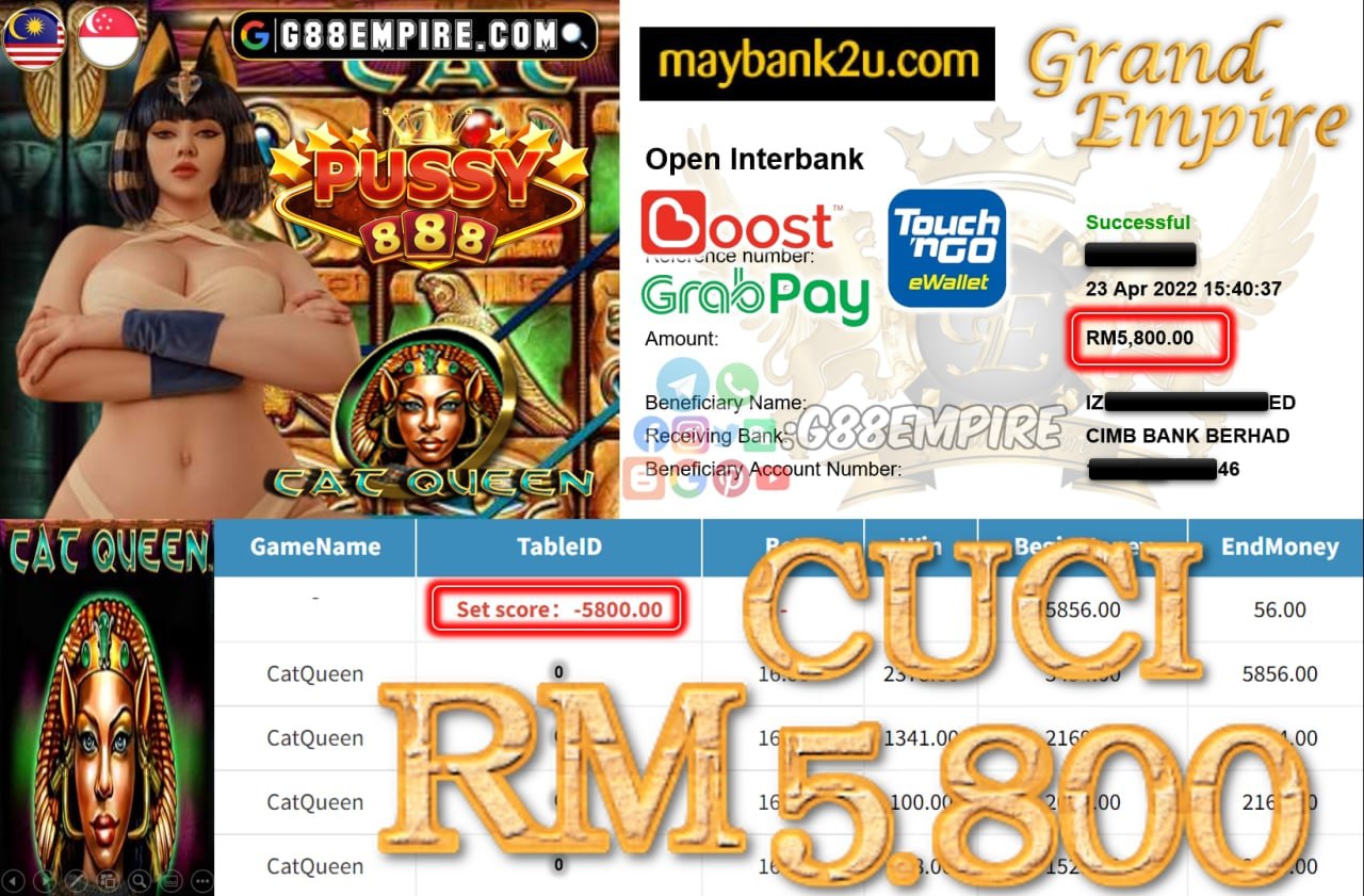 PUSSY888 - CATQUEEN - CUCI RM5.800 !!!!!