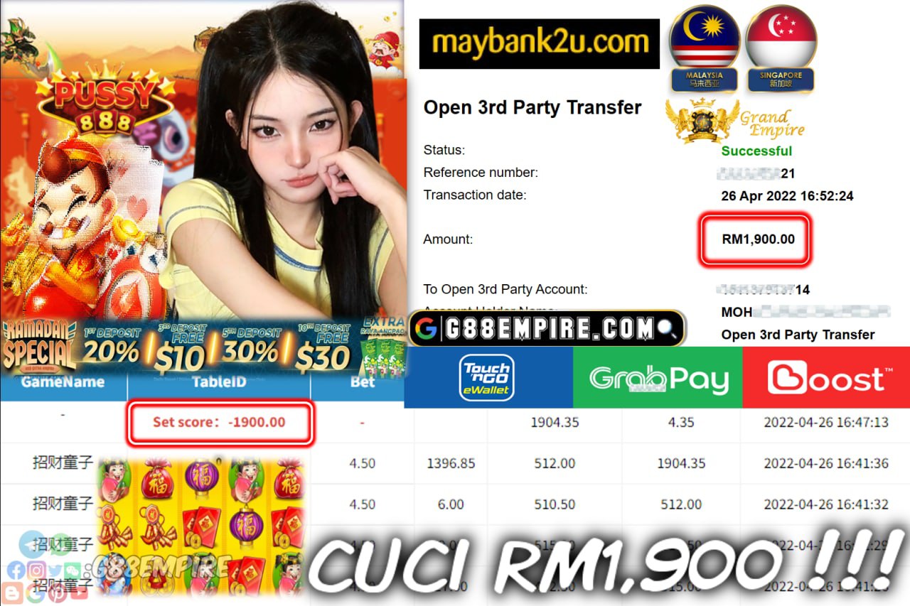 PUSSY888 - 招财童子 CUCI RM1,900 !!!