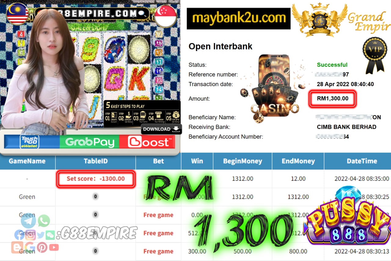 PUSSY888 - GREEN - CUCI RM1.300 !!!!