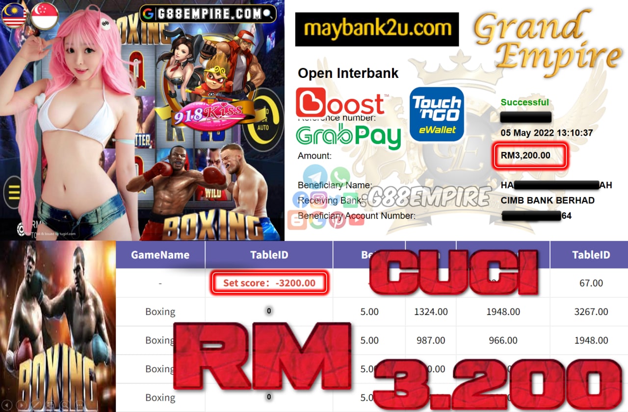 918KISS - BOXING - CUCI RM3.200 !!!!