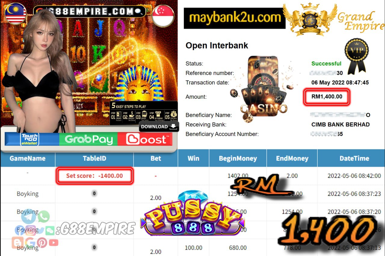 PUSSY888 - BOYKING - CUCI RM1.400 !!!