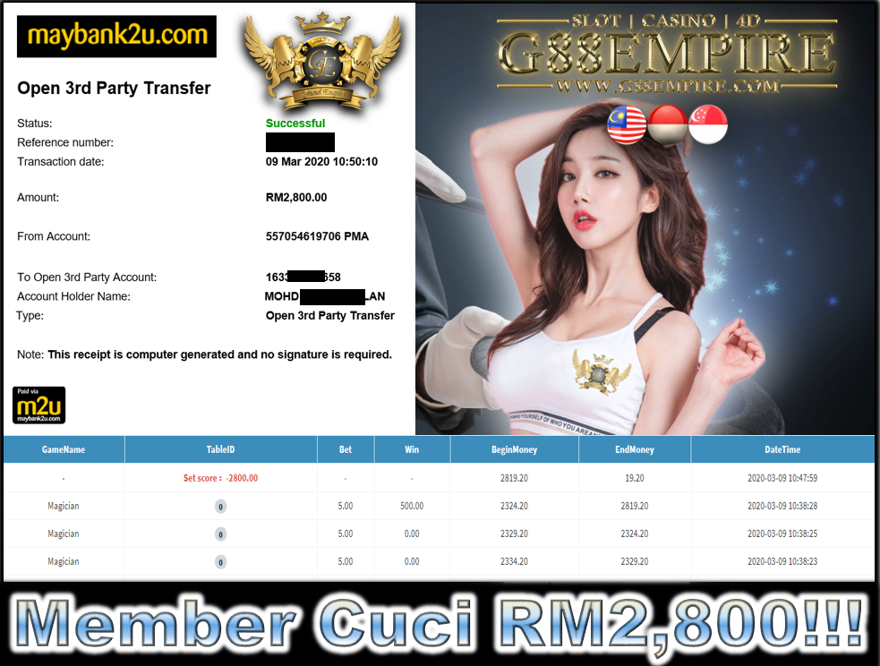 MEMBER MAIN PUSSY888 DPT CUCI RM2800!!!!