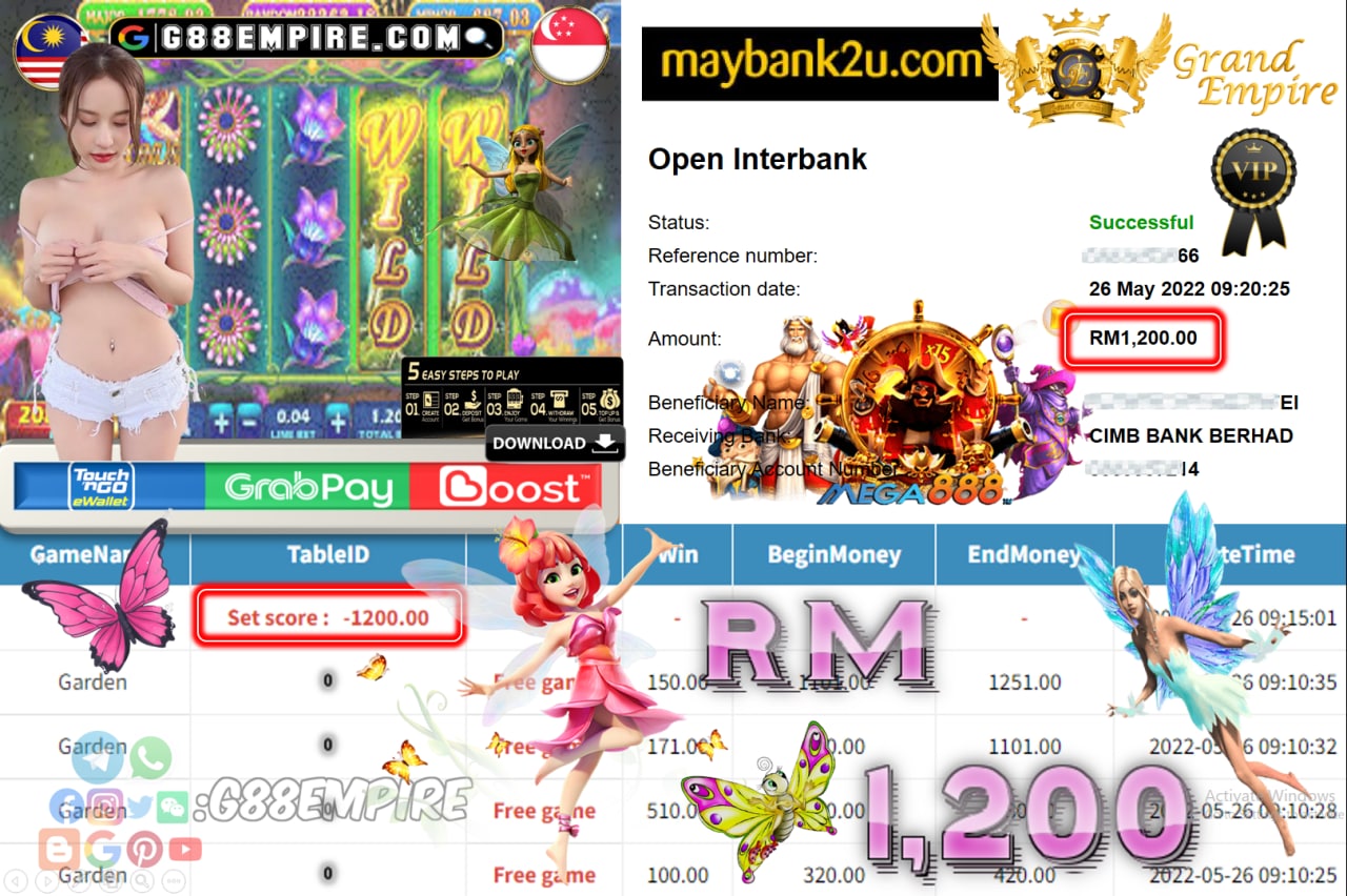 MEGA888 - GARDEN CUCI RM1200 !!!