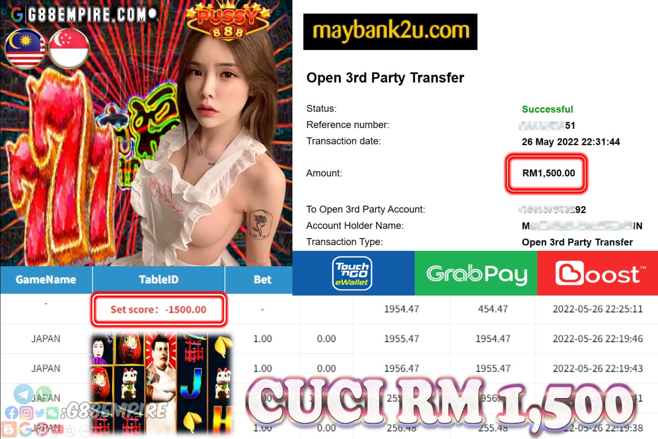 PUSSY888 - JAPAN CUCI RM1,500 !!!