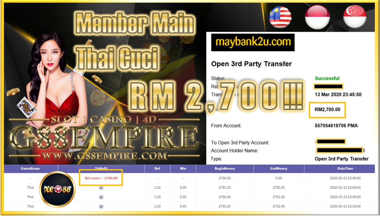 MEMBER MAIN THAI CUCI RM2,700!!!
