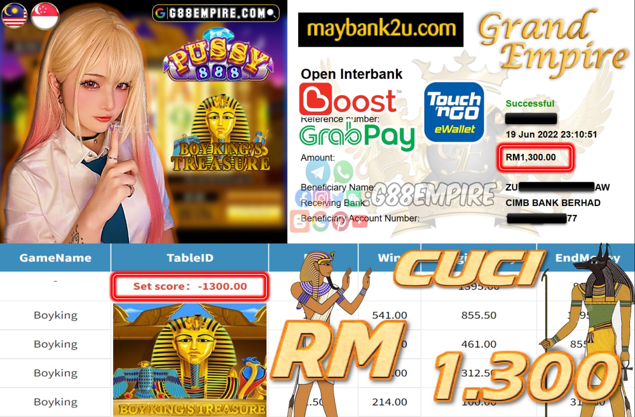 PUSSY888 - BOYKING - CUCI RM1.300 !!!!