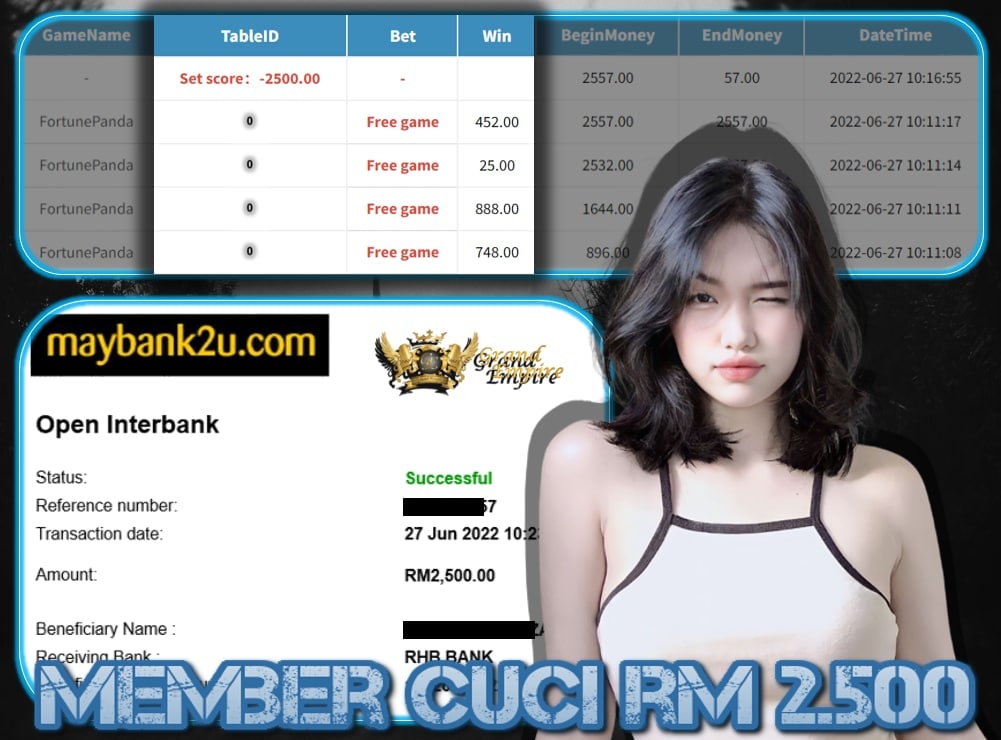 PUSSY888 - FORTUNAPANDA - CUCI RM2,500 !!!!!