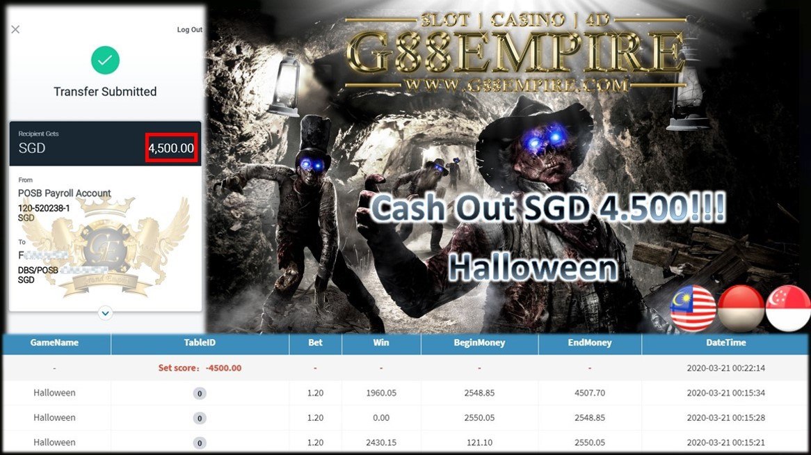 HALLOWEEN CASH OUT SGD 4.500!!!