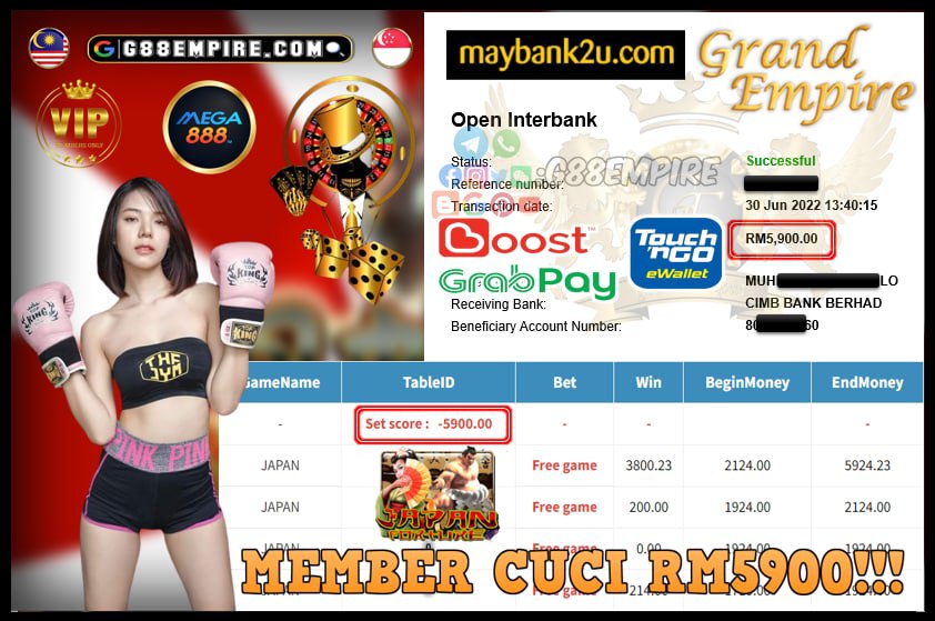 MEGA888 JAPAN CUCI RM5900MEGA888 JAPAN CUCI RM5900