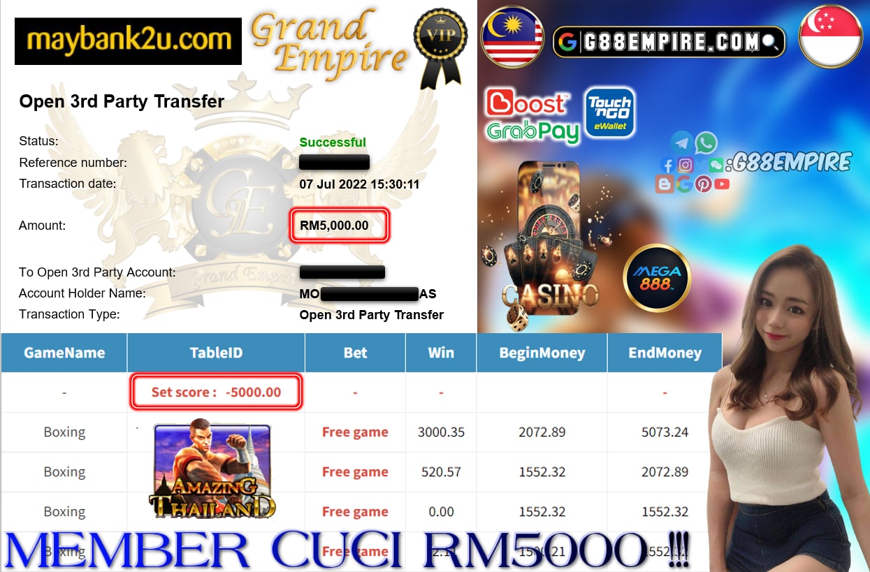 MEGA888 - BOXING CUCI RM5000 !!!