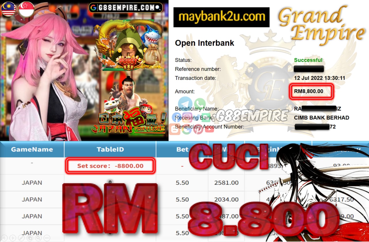 PUSSY888 - JAPAN - CUCI RM.8.800!!!!!