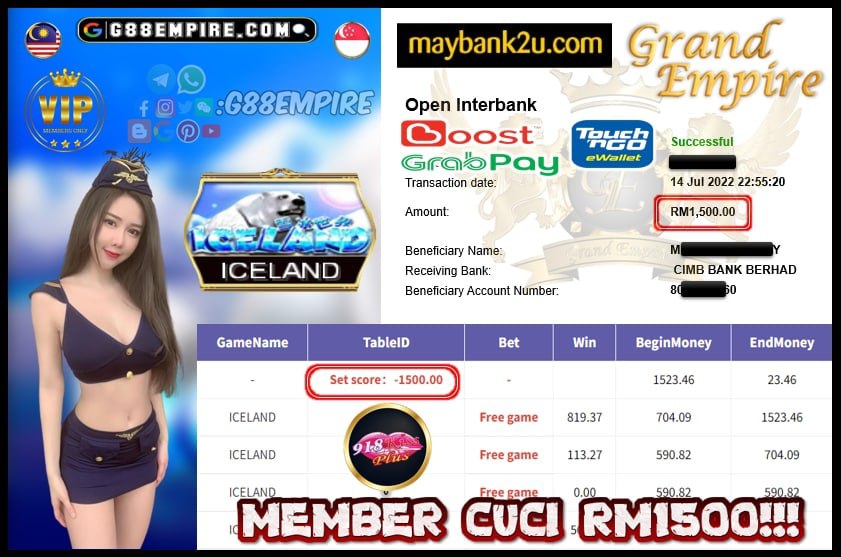 MEGA888  ICELAND CUCI RM1500