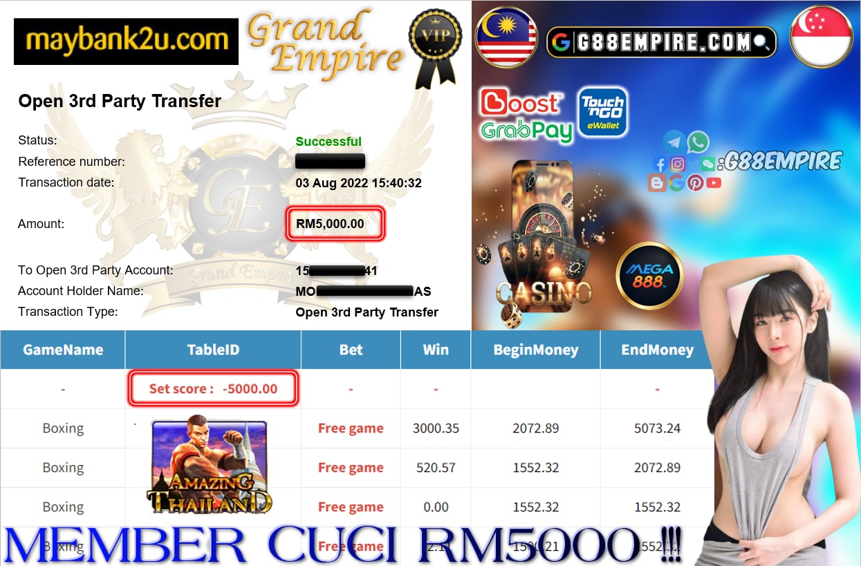 MEGA888 - BOXING CUCI RM5000 !!!