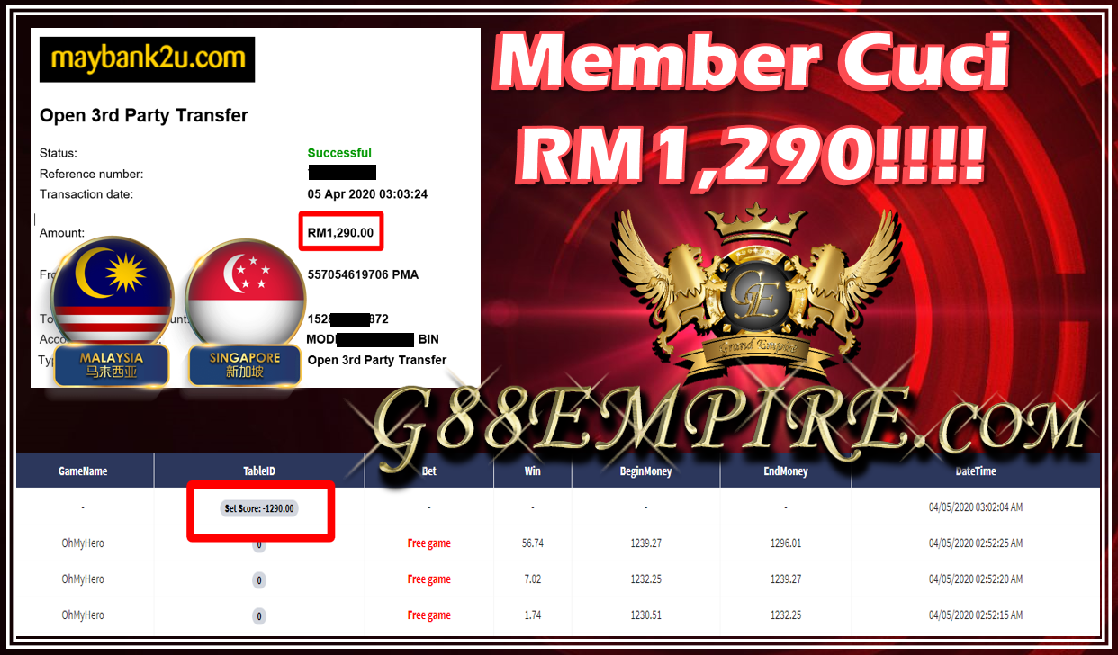 MEMBER MAIN OHMYHERO DPT CUCI RM1,290!!!!!