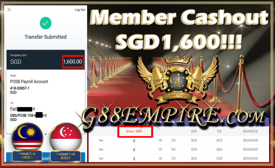 MEMBER MAIN FAME DPT CUCI SGD1,600!!!!!