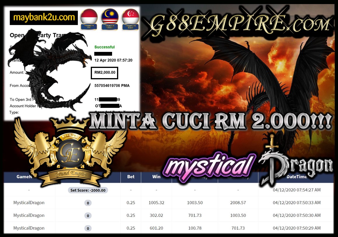 MYSTICALDRAGON MINTA CUCI RM 2.000!!!