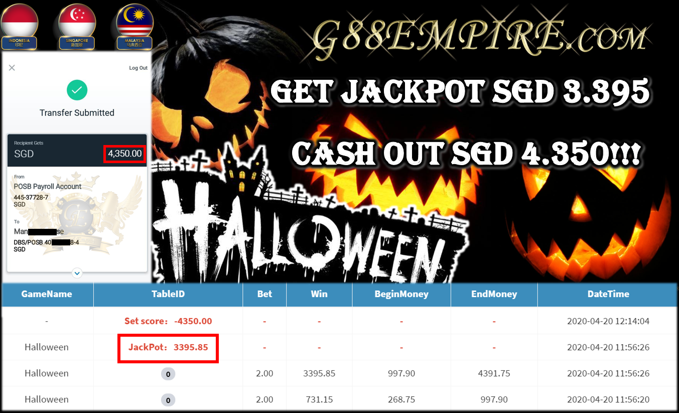 HALLOWEEN CASH OUT SGD 4.350!!!
