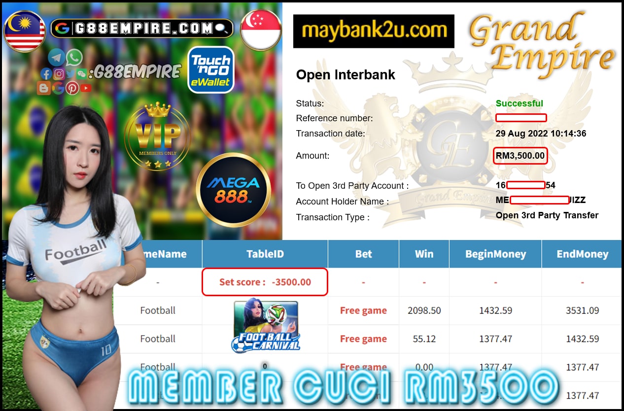 MEGA888 - FOOTBALL CUCI RM3500