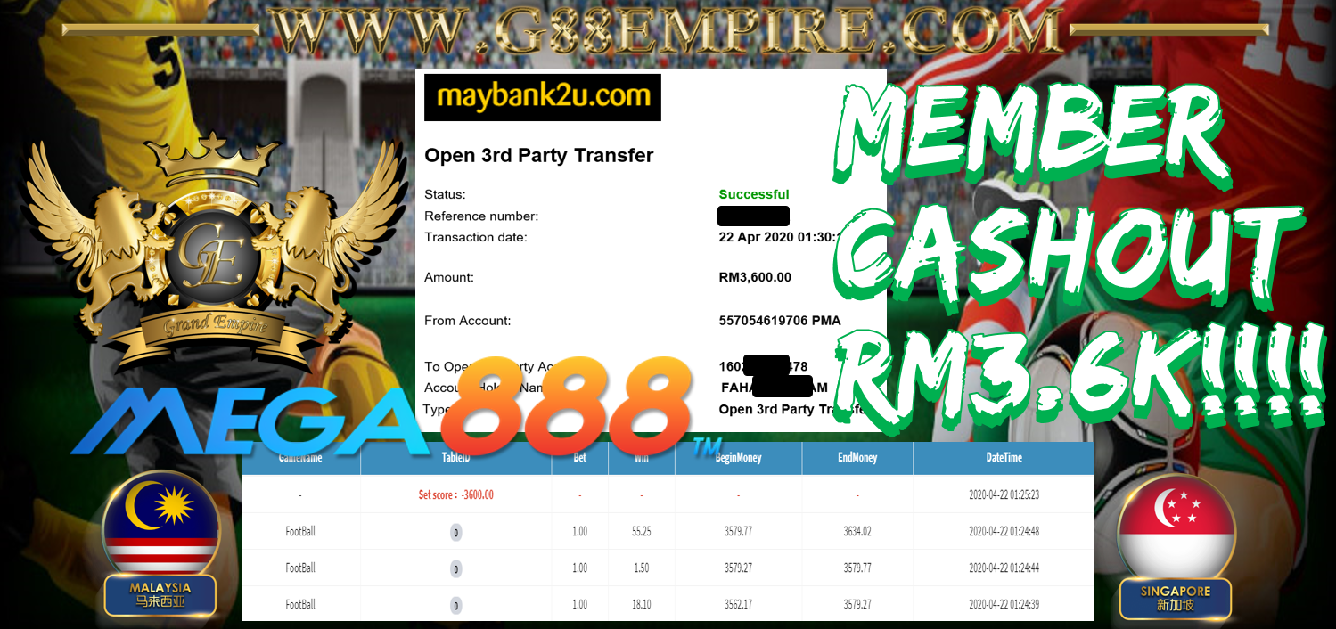 MEMBER MAIN FOOTBALL DPT CUCI RM3,600!!!!!