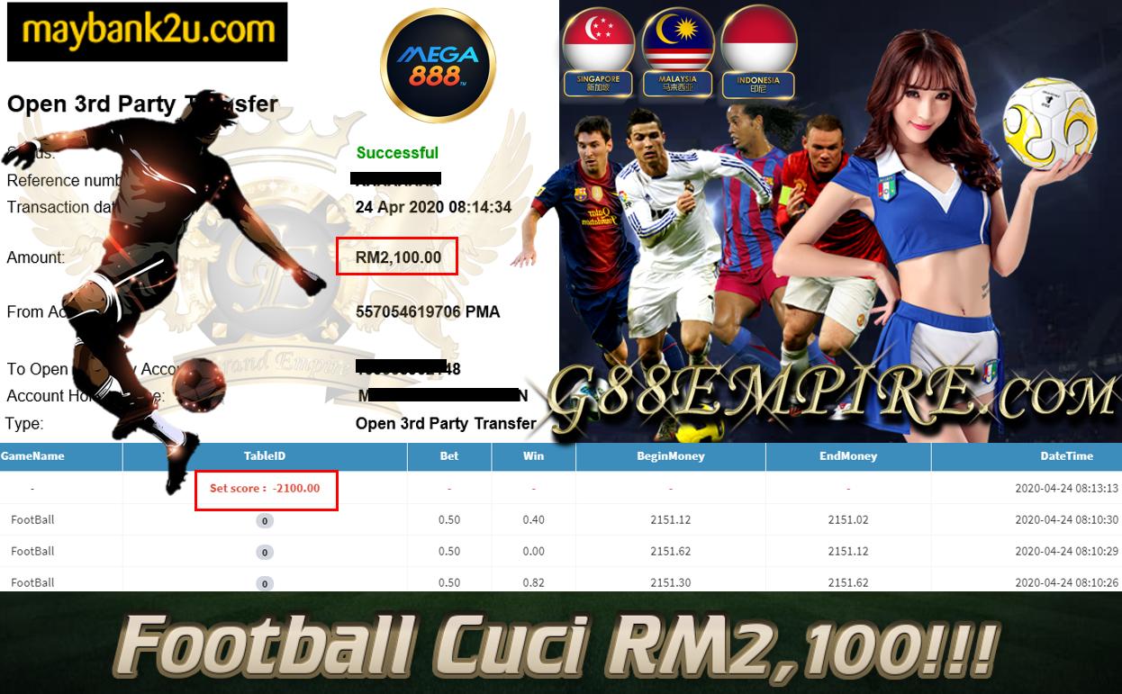 MEMBER MAIN FOOTBALL CUCI RM2,100!!!
