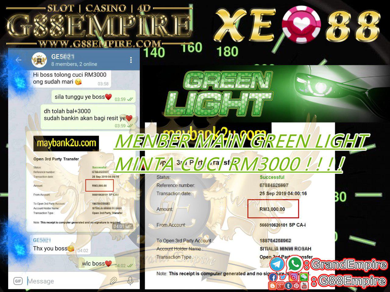 NEW SERVER XE88 MEMBER CUCI RM3000 !!