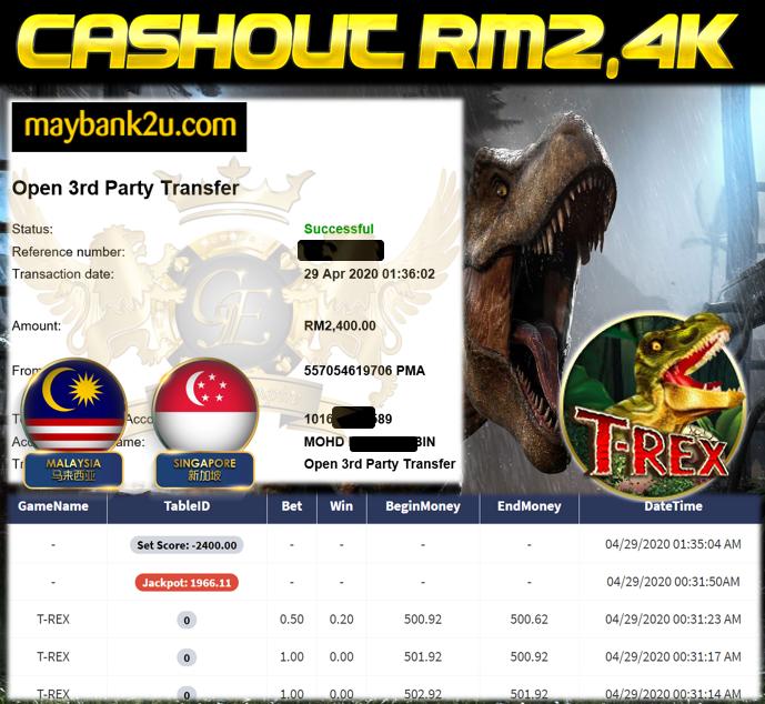 MEMBER MAIN T-REX CUCI RM2,400!!!