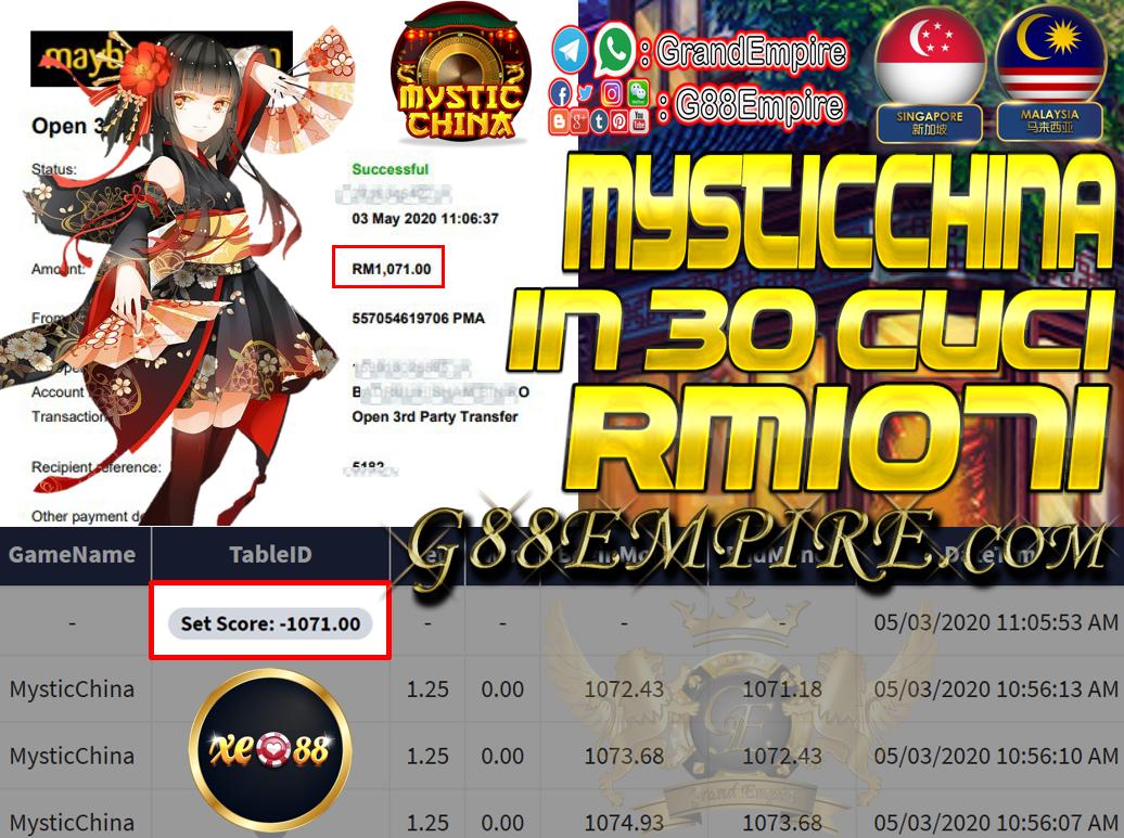 MEMBER MAIN MYSTICCHINA CUCI RM1,071!!!