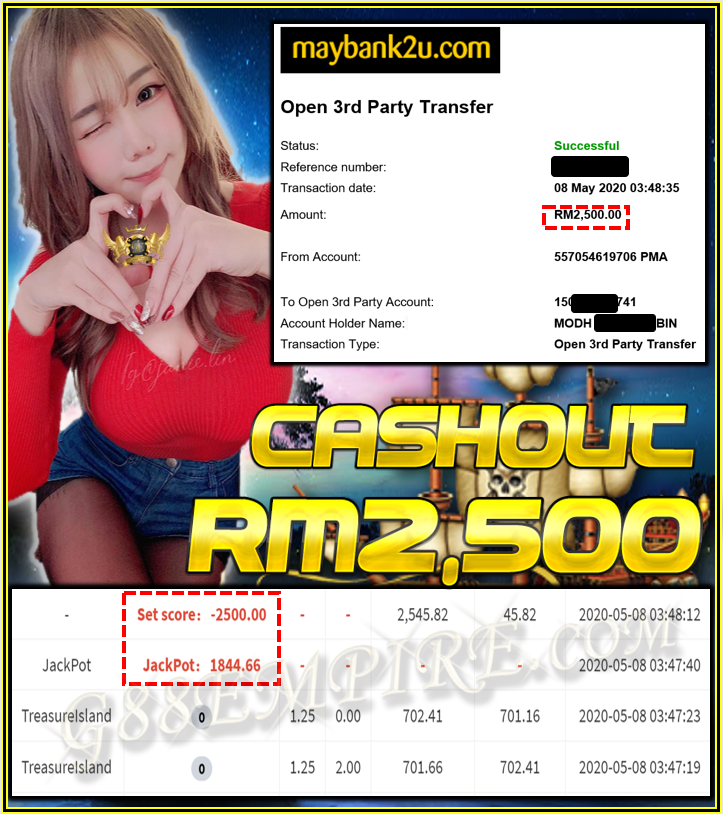 MEMBER MAIN TREASURELSLAND MINTA CUCI RM2,500!!!