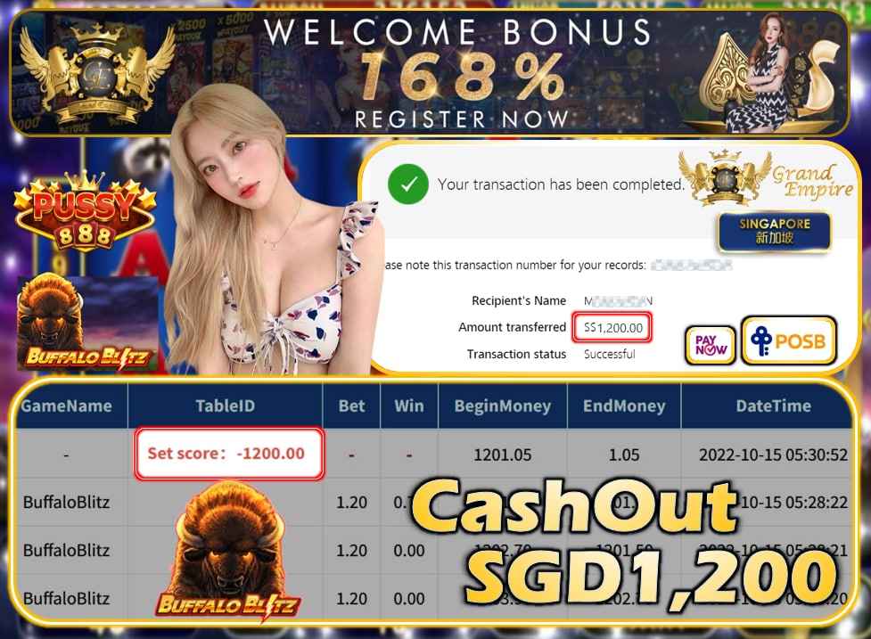 MEGA888 ~ ICELAND CASHOUT SGD1050!!!