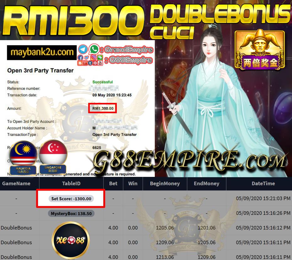 MEMBER MAIN DOUBLEBONUS CUCI RM1,300!!!