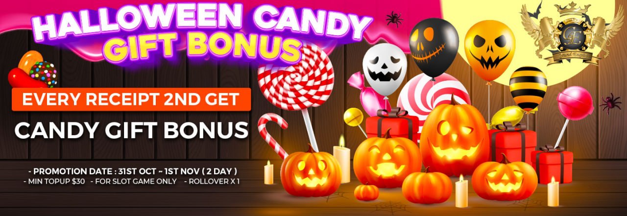 HALLOWEEN CANDY GIFT BONUS HALLOWEEN CANDY GIFT BONUS