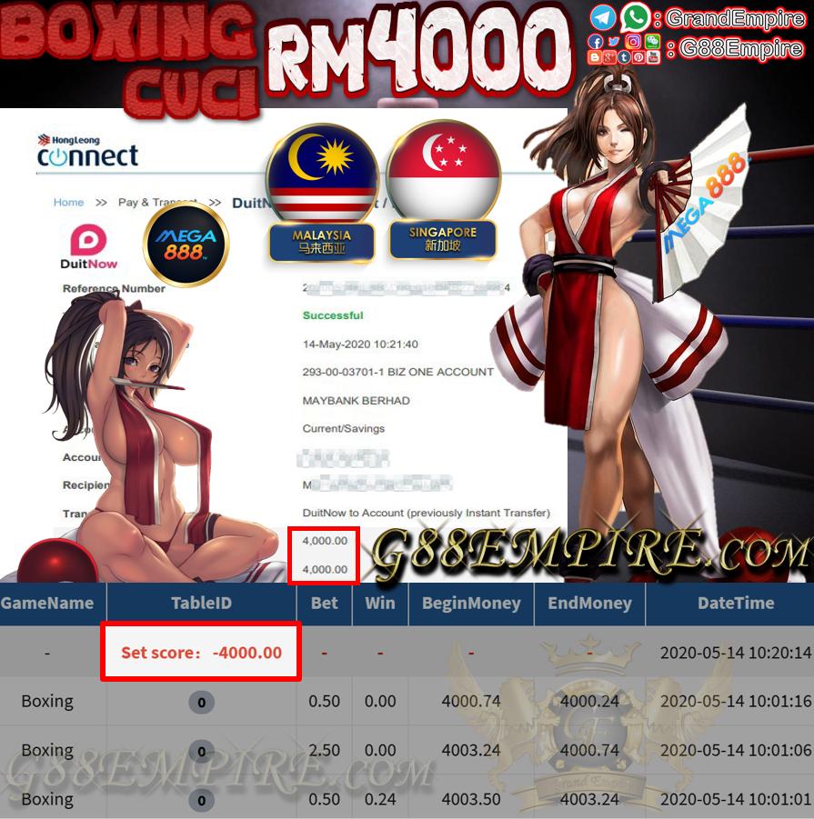 MEMBER MAIN BOXING CUCI RM4,000!!!