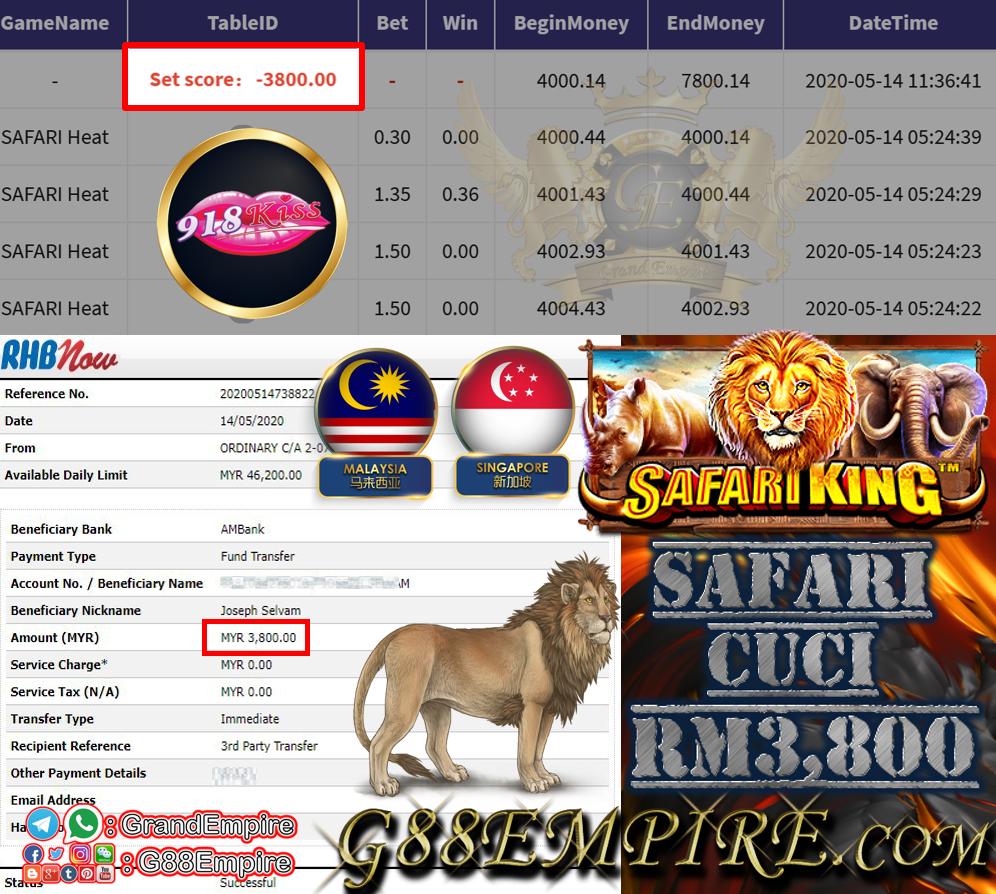 MEMBER MAIN SAFARI CUCI RM3,800!!!