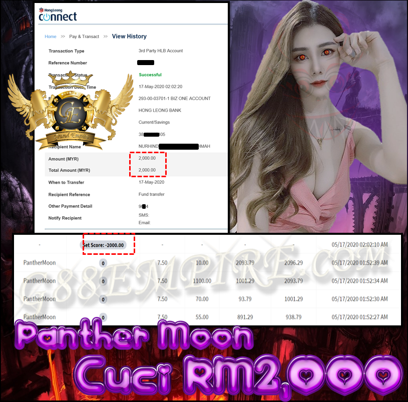 MEMBER MAIN PANTHER MOON CUCI RM2,000 !!
