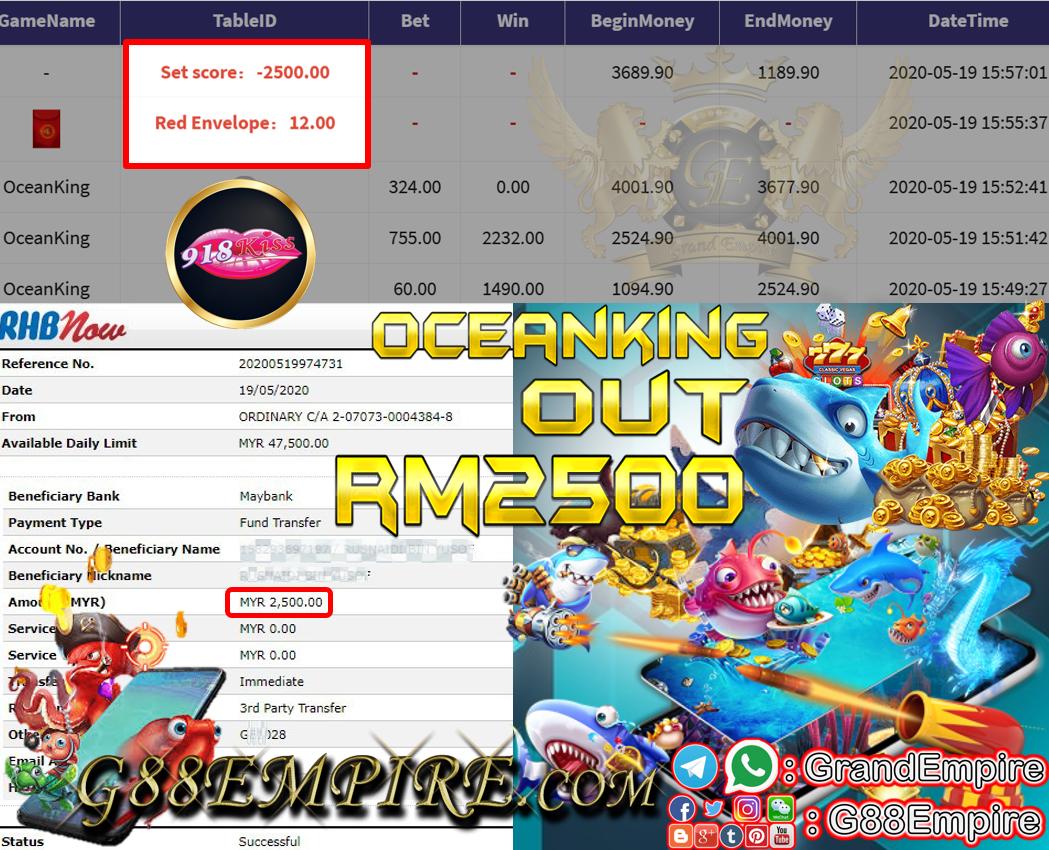 MEMBER MAIN OCEAN KING CUCI RM2,500!!!