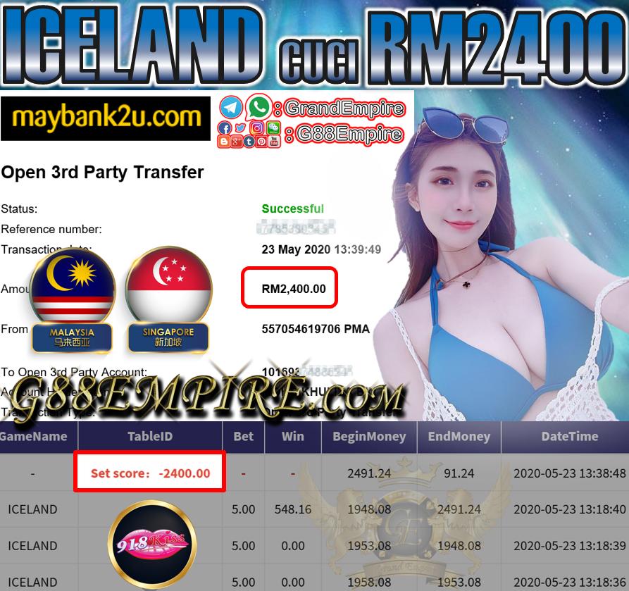 MEMBER MAIN ICELAND CUCI RM2,400!!!