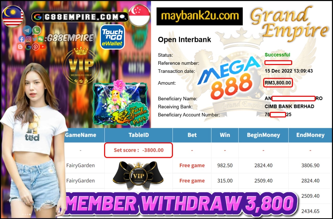 MEGA888 - FAIRYGARDEN CUCI RM3,800