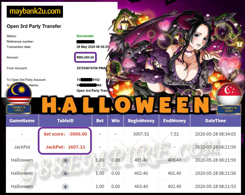 HALLOWEEN MINTA CUCI RM 3000!!!