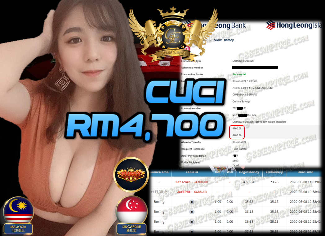 MEMBER MAIN BOXING  DPT JACKPOT  CUCI RM4,700!!!