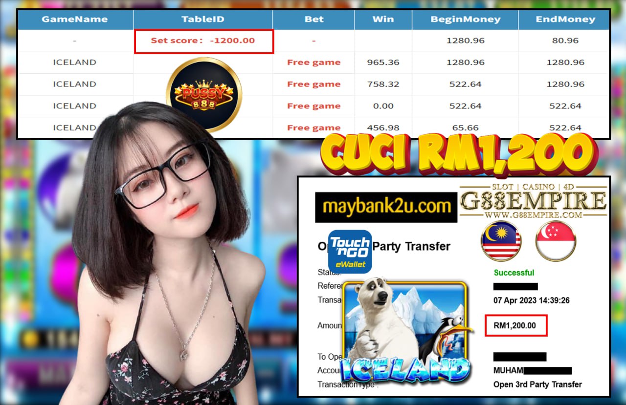 MEGA888 ICELAND CUCI RM1200!!!