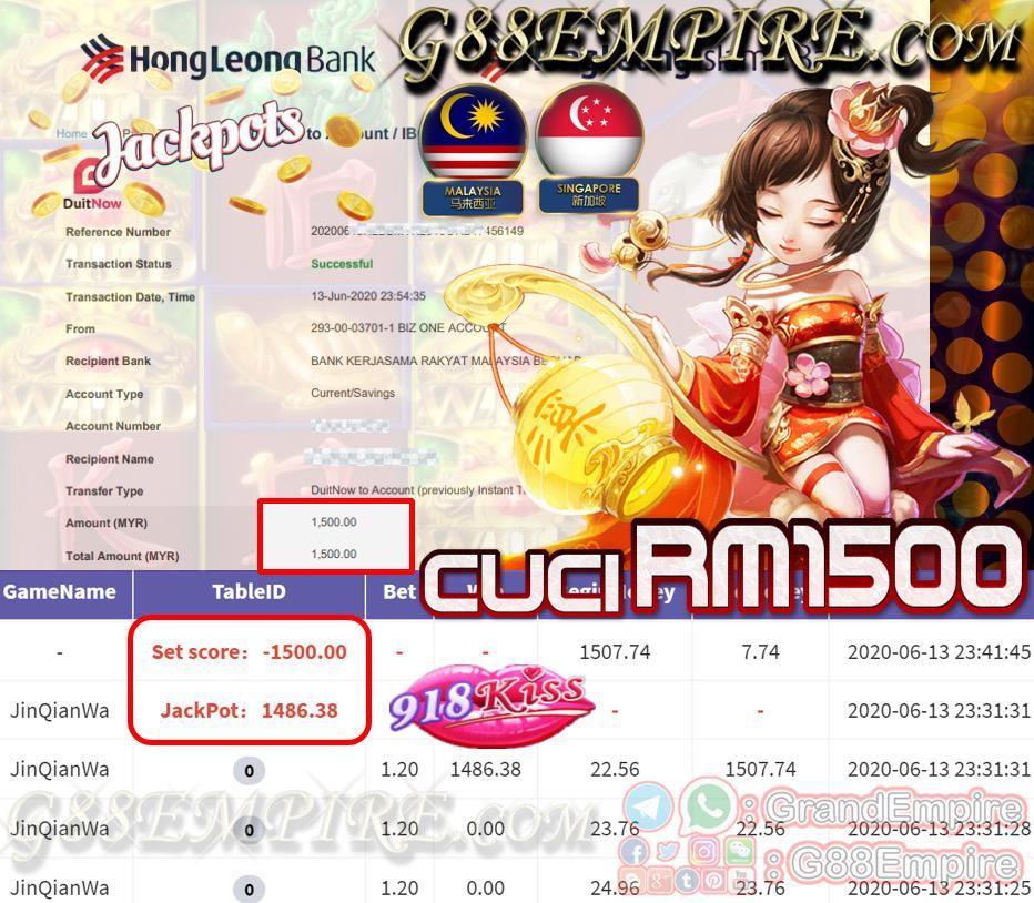 MEMBER MAIN JINQIANWA CUCI RM1500!!!