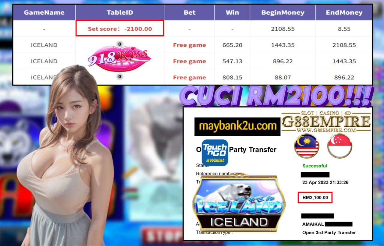 MEGA888 ICELAND CUCI RM2100!!!