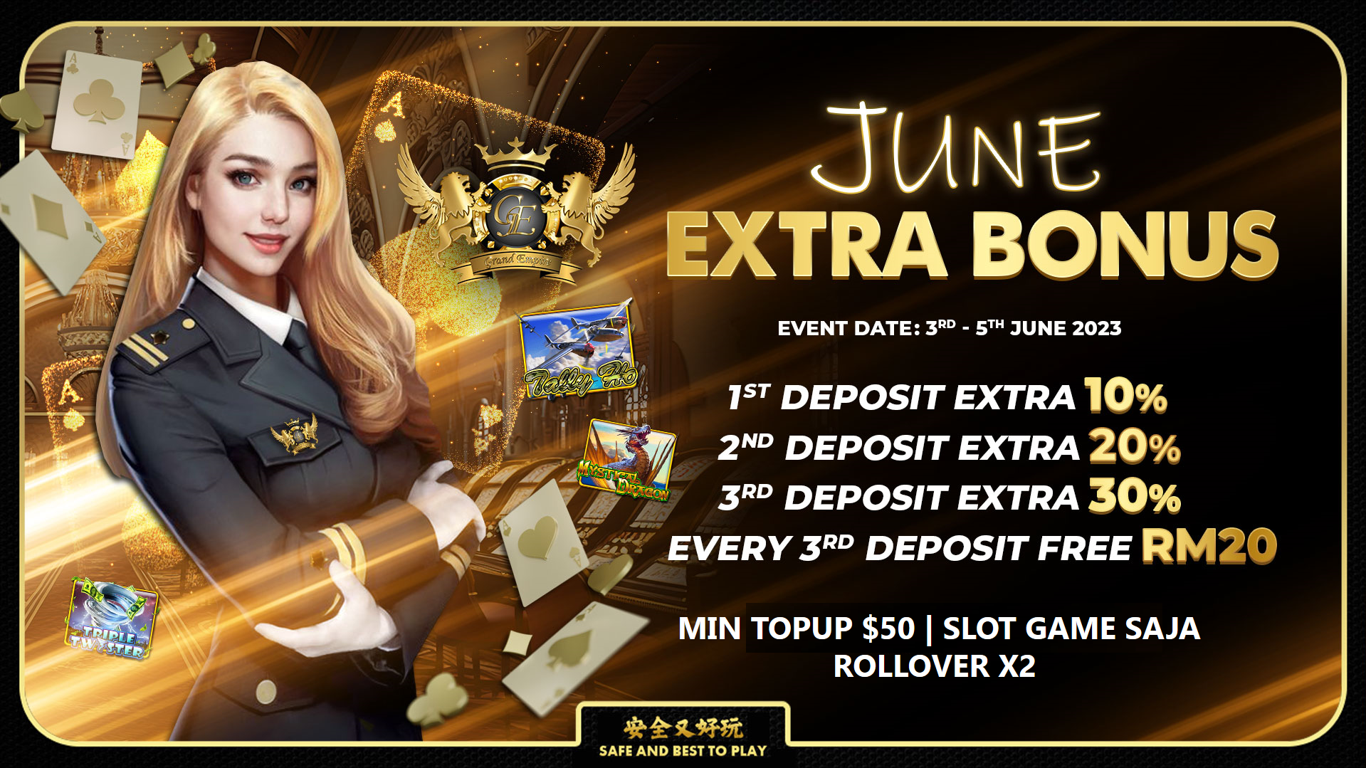 JUNE EXTRA BONUS PROMOTION