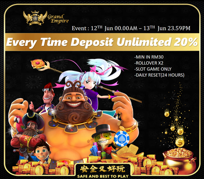  20% UNLIMITED BONUS